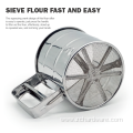 Manual Fine Mesh Stainless Steel Flour Sifter Sieve